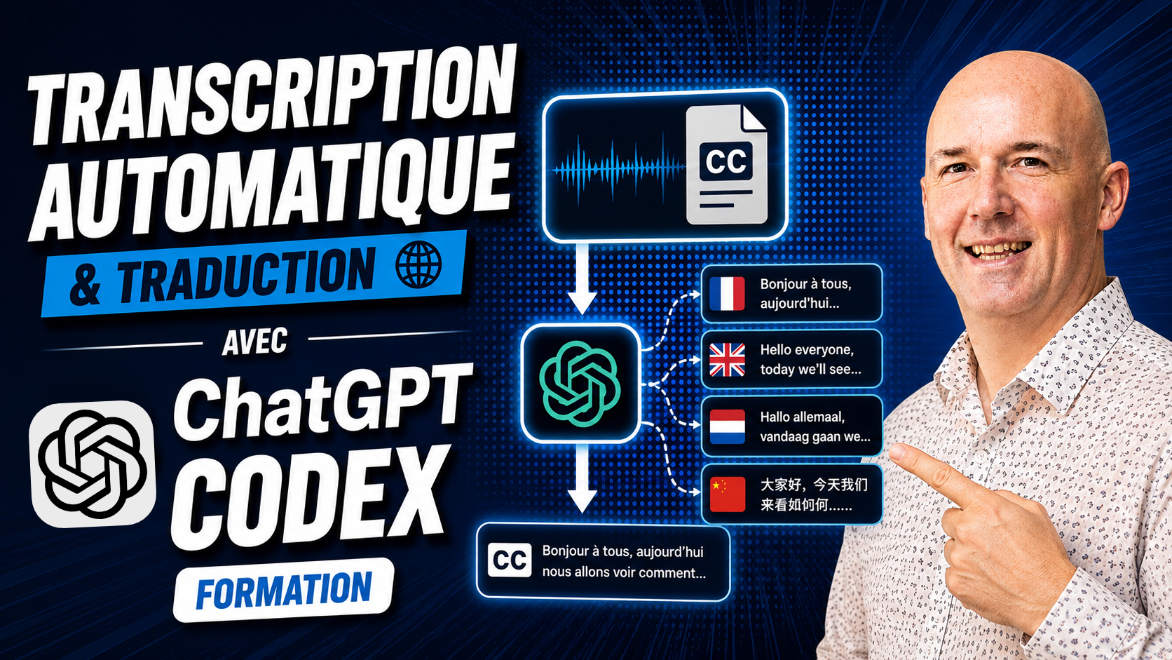 Illustration du cours Générer et traduire des sous-titres automatiquement avec Codex